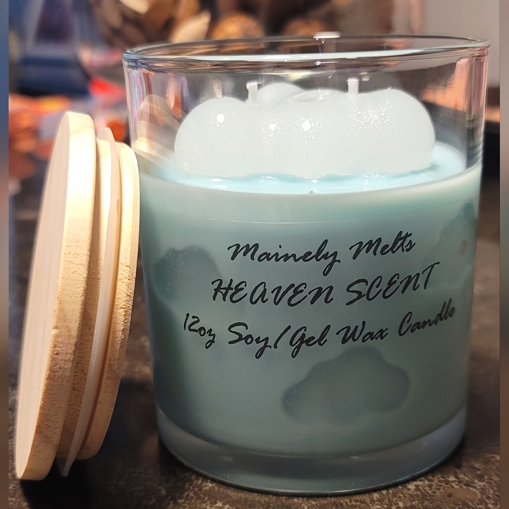 Mainely Melts Heaven Scent Soy/Gel Wax Candle